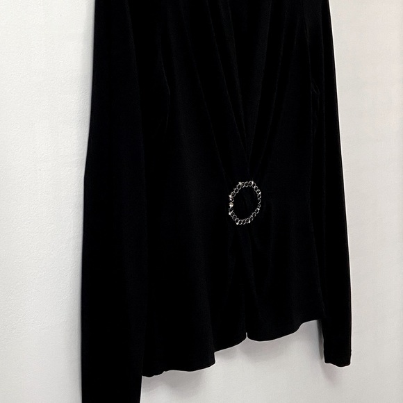 Joseph Ribkoff Rhinestone Detail Shirt - Picture 3 of 6